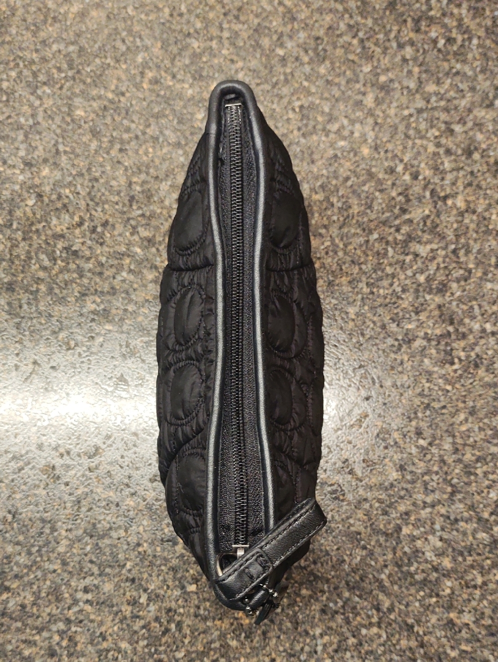 Coach Black Quilted Cosmetic Pouch - Picture 5 of 14